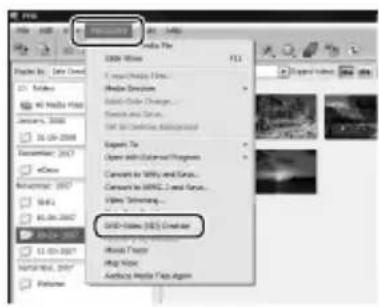 SONY HDRXR10VE - Nella parte superiore della finestra,fare cli c_I [Manipola]  [Creazione di DVD-Video (SD)]. - 1