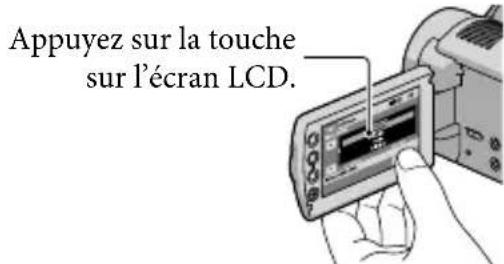 SONY HDRXR10VE - Etape 2 : Mise sous tension et réglage de la date et de l'heure - 2