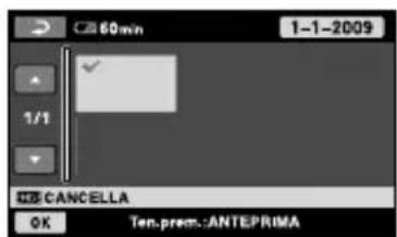 SONY HDRXR10VE - Cancellazione di filmati e foto - 1