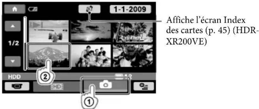 SONY HDRXR10VE - Lecture de photos - 1