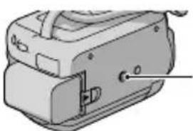 SONY HDRXR10VE - Gebruik van een statief - 1