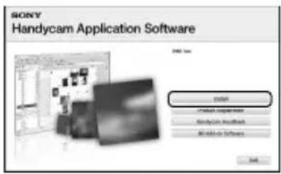 SONY HDRXR10VE - Step 2 Installieren der mitgelieferten Software „PMB" - 1