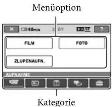SONY HDRXR10VE - Das HOME MENU - 2