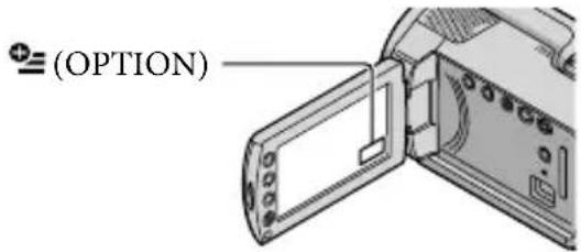 SONY DCRSR37ES - Das OPTION MENU - 1