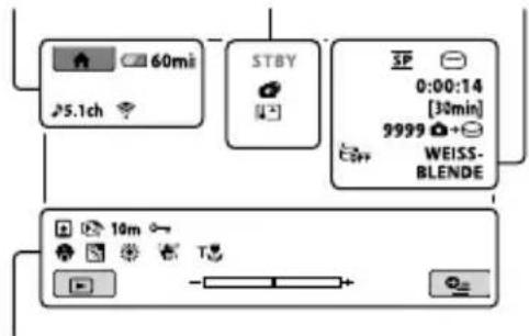 SONY DCRSR37ES - Bildschirmanzeigen - 1