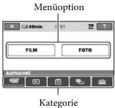SONY DCRSR37ES - Das HOME MENU - 2