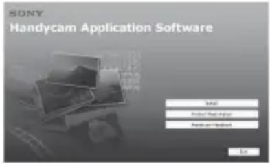 SONY DCRSR3190E - ■ Installation du logiciel - 1
