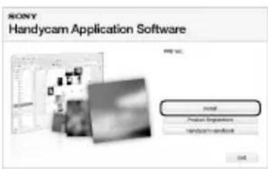 SONY DCRSR47S - Stap 2 De bijgeleverde software "PMB" installeren - 1