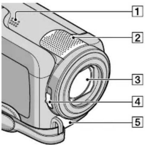 SONY DCRSR47S - Onderdelen en bedieningselementen - 1