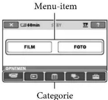 SONY DCRSR47S - Het HOME MENU gebruiken - 2