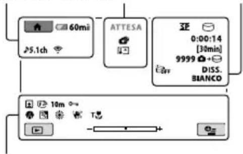 SONY DCRSR47S - Indicatori sullo schermo - 1