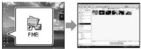 SONY DCRSR47S - Starten von PMB (Picture Motion Browser) - 1