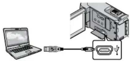 SONY HDRCX105ES - Accendere il computer, quindi inserire un disco vuoto nell'unità DVD. - 1