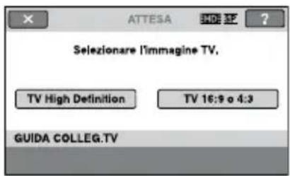 SONY HDRCX105ES - Collegare la videocamera e il tevisore facendo riferimento a [GUIDA COLLEG.TV]. - 1