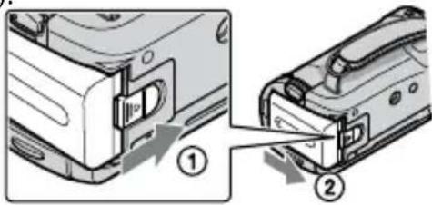 SONY HDRCX105ES - So behmen Sie den Akku ab - 1