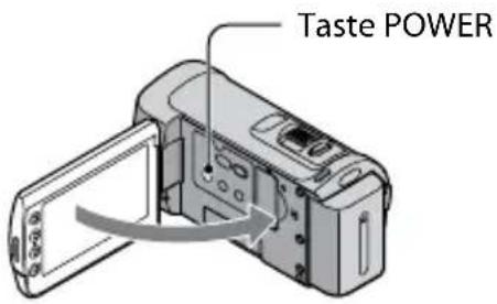 SONY HDRCX105ES - So schalten Sie den Camcorder aus - 1