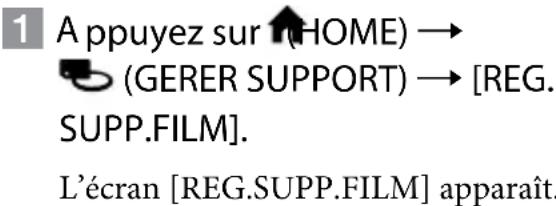 SONY HDRCX105ES - Sélection du support d'enregistrement pour les films - 1