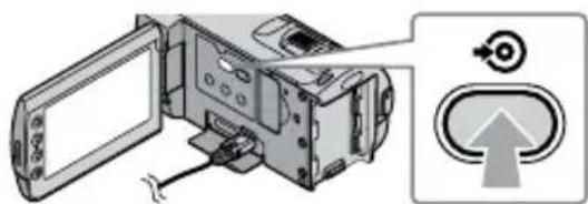 SONY HDRCX105ES - Accendere il computer, quindi inserire un disco vuoto nell'unità DVD. - 2