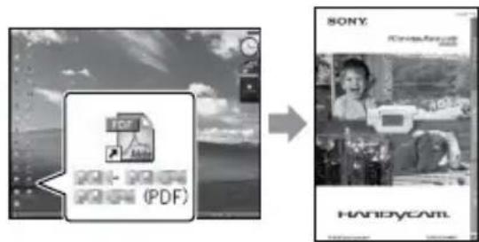 SONY HDRCX105ES - Accesso alle informazioni dettagliate nella "Guida all'uso Handycam" - 2