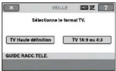 SONY HDRCX105ES - Raccordez votre caméscope au téléviseur en vous reportant au [GUIDE RACC. TELE]. - 1