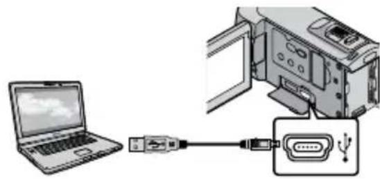 SONY HDRCX105ES - Creation d'un disque d'une simple pression sur une touche (One Touch Disc Burn) - 1