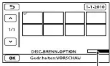 SONY HDRCX550VEB - Drucken Sie (DISC BURN) am DVD-Brenner. - 1