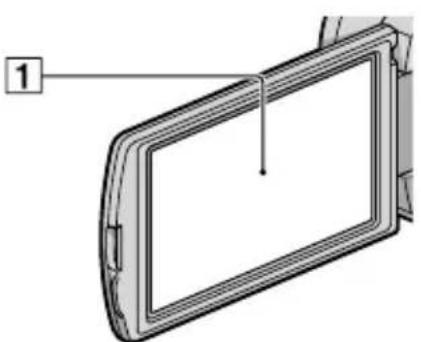 SONY HDRCX550VEB - Teile und Bedienelemente - 3