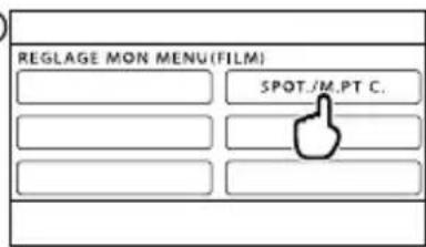 SONY HDRCX550VEB - Utilisation de MON MENU - 4