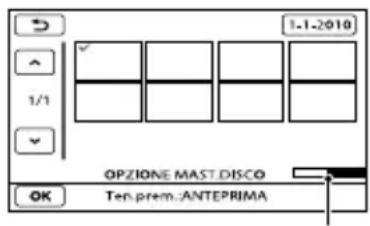 SONY HDRCX550VEB - Accendere la videocamera e collegare il masterizzatore di DVD alla presa (USB) della videocamera utilizzato il cavo USB del masterizzatore di DVD. - 2