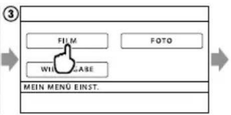 SONY HDRCX550VEB - Verwendung von MEIN MENU - 3