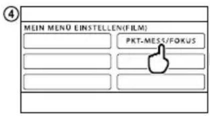 SONY HDRCX550VEB - Verwendung von MEIN MENU - 4