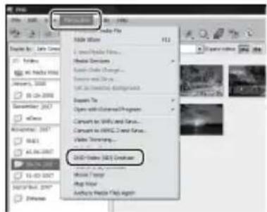SONY HDRCX105EB - Een disc met standaardbeeldkwaliteit (SD) maken die kan worden afgespeeld op gewone DVD-spelers - 1