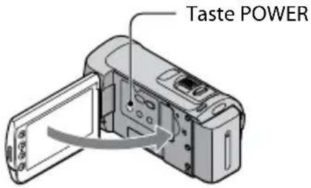 SONY HDRCX105EB - So schalten Sie den Camcorder aus - 1