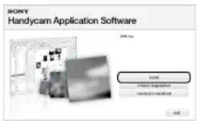SONY HDRCX105EB - Etape 2 : Installation du logiciel « PMB » fourni - 1