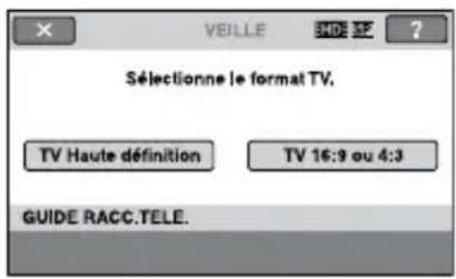 SONY HDRCX105EB - Raccordement à un téléviseur à l'aide de [GUIDE RACC.TELE.] - 1