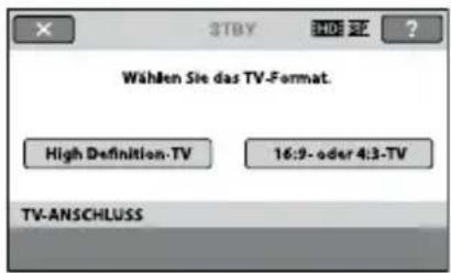 SONY HDRCX105EB - Anschließen an ein Fernsehgerät mithilfe von [TV-ANSCHLUSS] - 1
