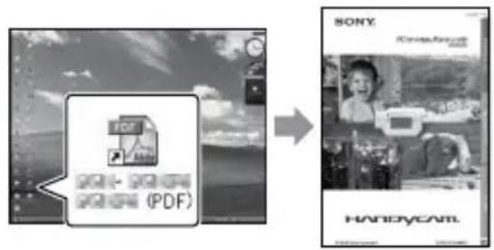 SONY HDRCX105EB - Accesso alle informazioni dettagliate nella "Guida all'uso Handycam" - 2