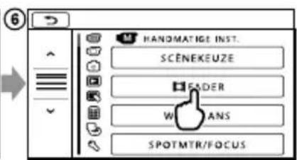 SONY HDRCR550VE - Gebruik van MIJN MENU - 6