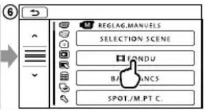 SONY HDRCR550VE - Utilisation de MON MENU - 6