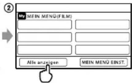 SONY HDRCR550VE - Einstellungsmenüs - 2