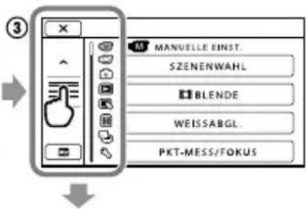 SONY HDRCR550VE - Einstellungsmenüs - 3