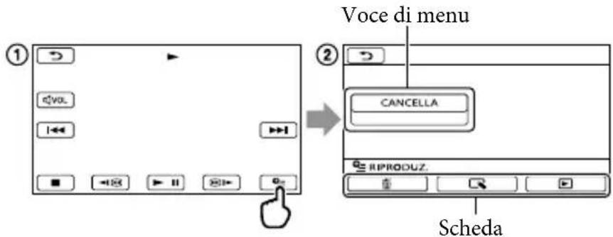 SONY HDRXR350VEB - Uso di OPTION MENU - 1