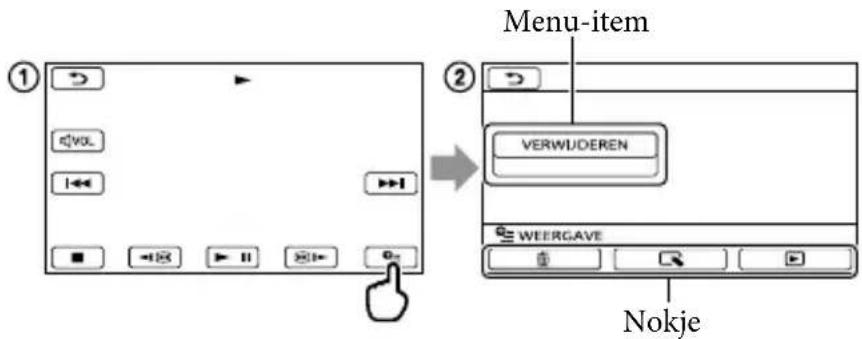 SONY HDRXR350VEB - Gebruik van het OPTION MENU - 1