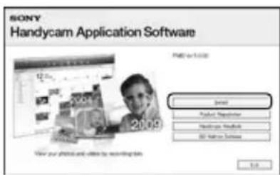 SONY HDRXR350VEB - Fare clic su [Installa]. - 1