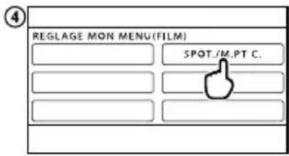 SONY HDRXR350VEB - Utilisation de MON MENU - 4