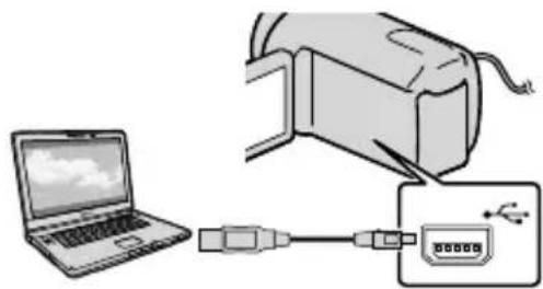 SONY HDRXR350VEB - Accendere il computer e inserire un disco vergine nell'unità DVD. - 2