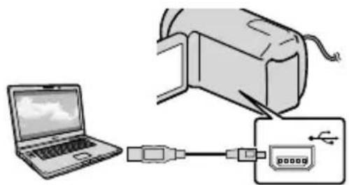 SONY HDRXR350VEB - Schakel uw computer in en plaats een lege disc in de DVD drive. - 1