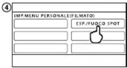 SONY HDRXR350VEB - Uso di MENU PERSONALE - 4