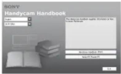 SONY HDRCX116EB - Installation et affichage du « Guide pratique de Handycam » (PDF) - 2