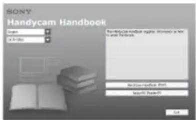 SONY HDRCX116EB - Het "Handycam-handboek" (PDF) installeren en bekijken - 2